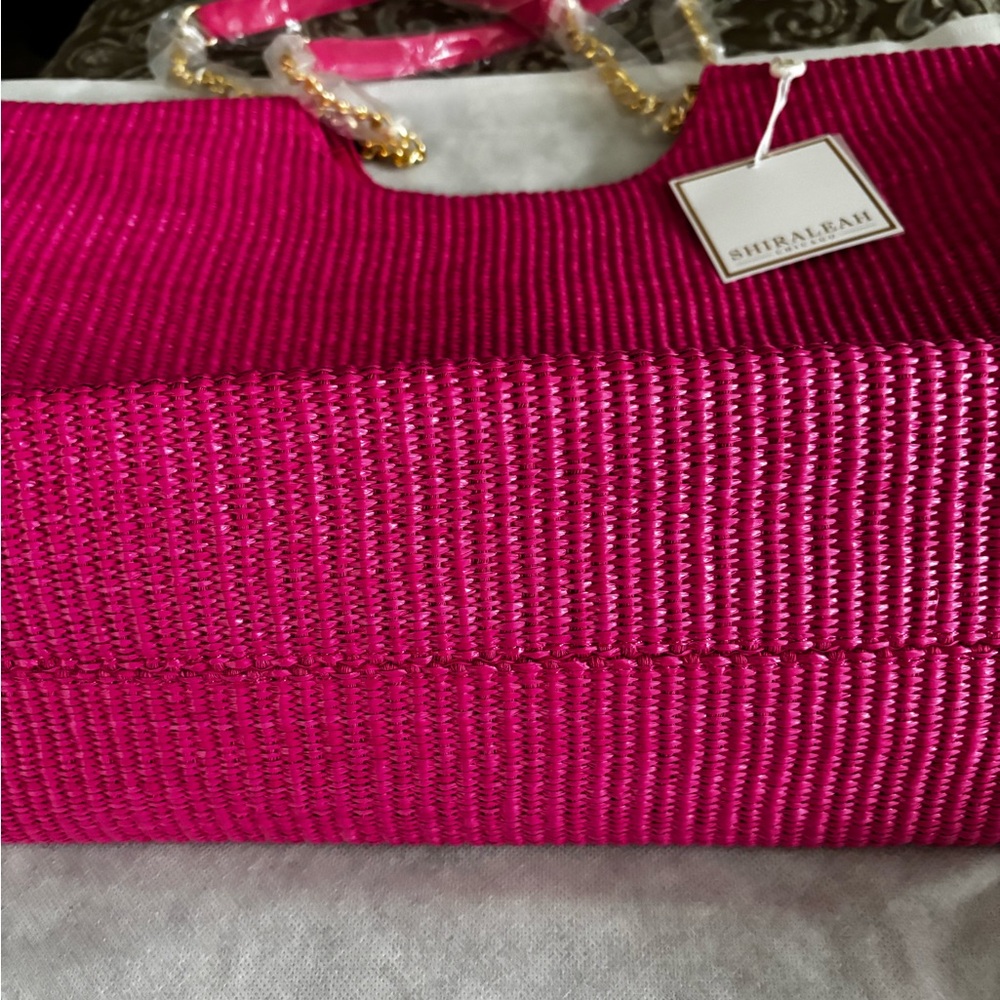 Shiraleah JosephineTote Bag in Fuschia Pink - Picture 6 of 6